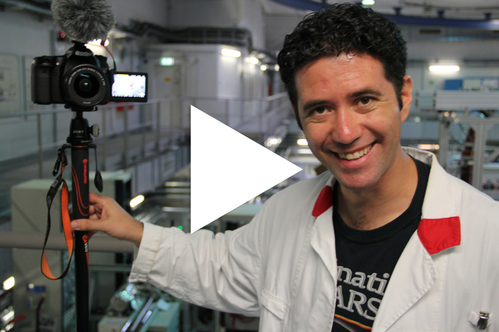 Internationaler Gast dreht Film am FRM II