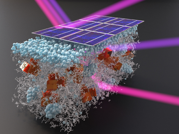 Neutrons explain higher efficiency of solar cells with additives